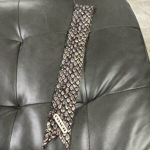 Coach Silk skinny scarf